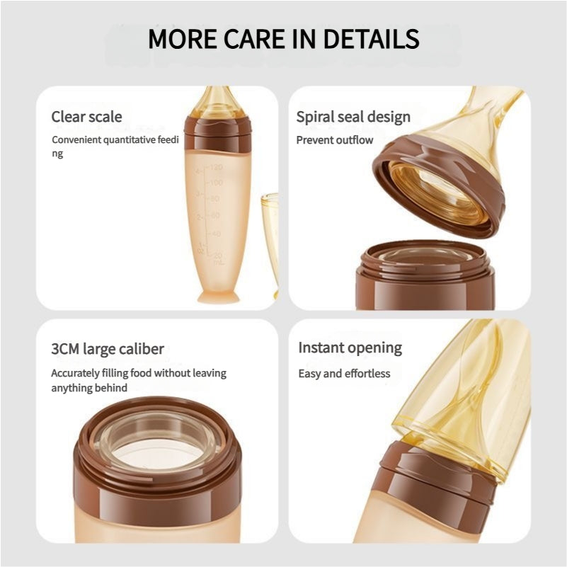 Cuillère de distribution d'aliments pour bébés